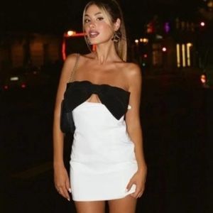 Zara strapless dress